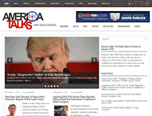 Tablet Screenshot of americatalks.com